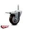 Service Caster 4 Inch Maroon Polyurethane Wheel Swivel 34 Inch Threaded Stem Caster Total Lock Brake SCC SCC-TSTTL20S414-PPUB-MRN-34212 - alternate 2
